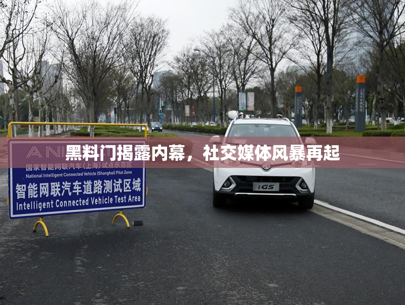 黑料门揭露内幕，社交媒体风暴再起
