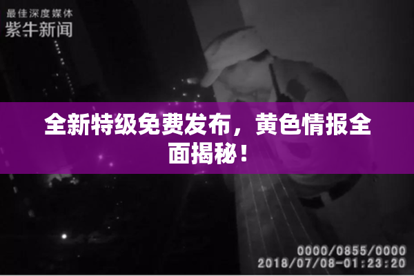全新特级免费发布，黄色情报全面揭秘！