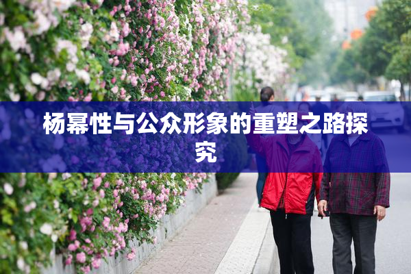 杨幂性与公众形象的重塑之路探究