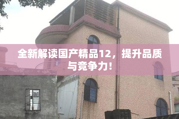 全新解读国产精品12，提升品质与竞争力！