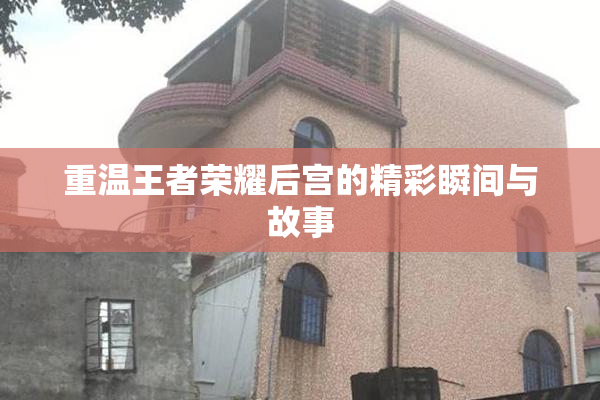 重温王者荣耀后宫的精彩瞬间与故事