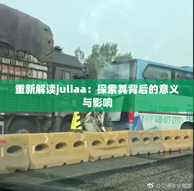 重新解读juliaa：探索其背后的意义与影响