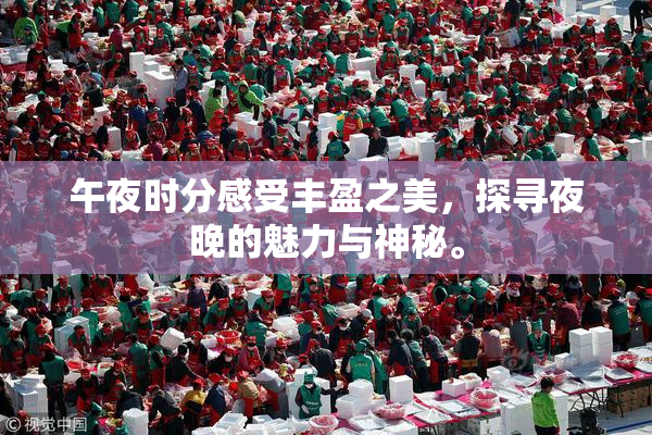 午夜时分感受丰盈之美，探寻夜晚的魅力与神秘。