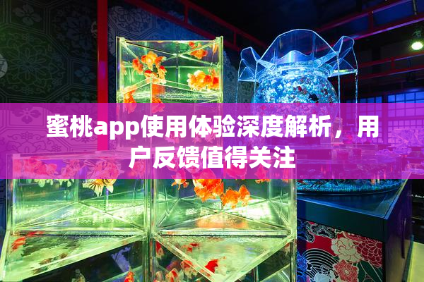 蜜桃app使用体验深度解析，用户反馈值得关注