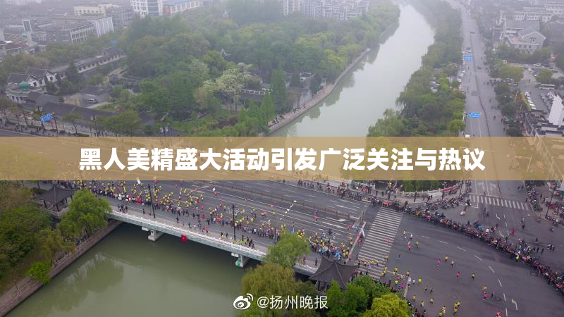 黑人美精盛大活动引发广泛关注与热议