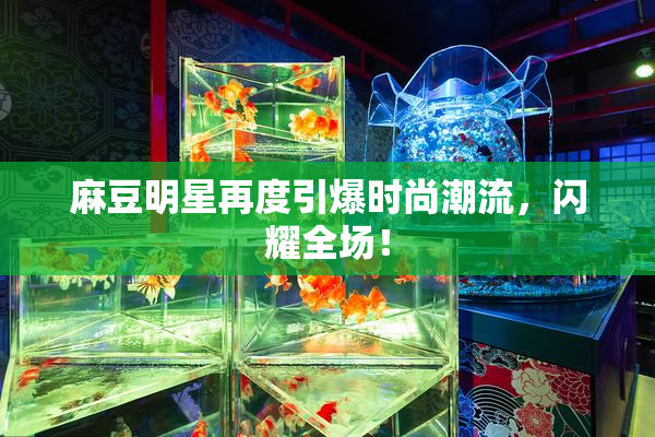 麻豆明星再度引爆时尚潮流，闪耀全场！