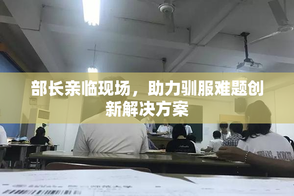部长亲临现场，助力驯服难题创新解决方案