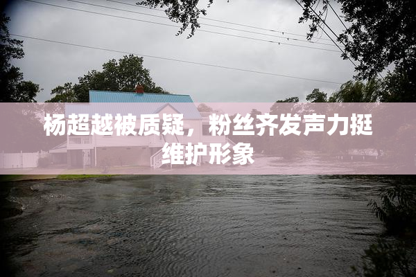 杨超越被质疑，粉丝齐发声力挺维护形象