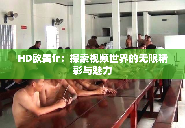 HD欧美fr：探索视频世界的无限精彩与魅力