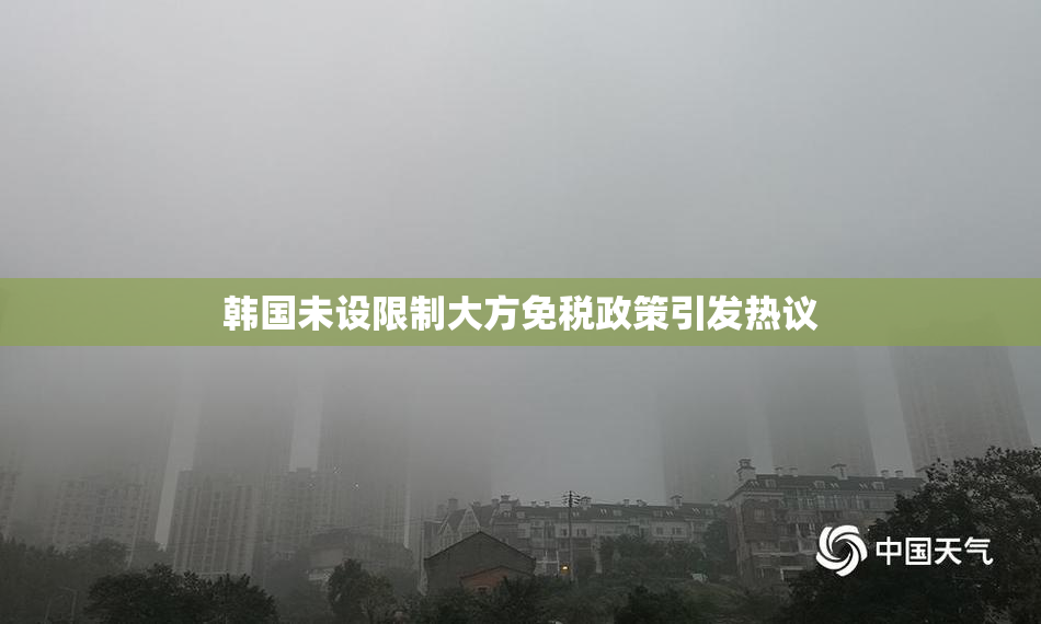 韩国未设限制大方免税政策引发热议