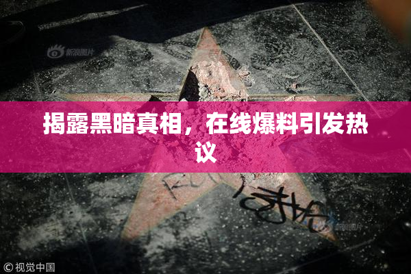揭露黑暗真相，在线爆料引发热议
