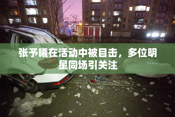 张予曦在活动中被目击，多位明星同场引关注