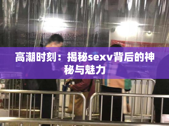 高潮时刻：揭秘sexv背后的神秘与魅力