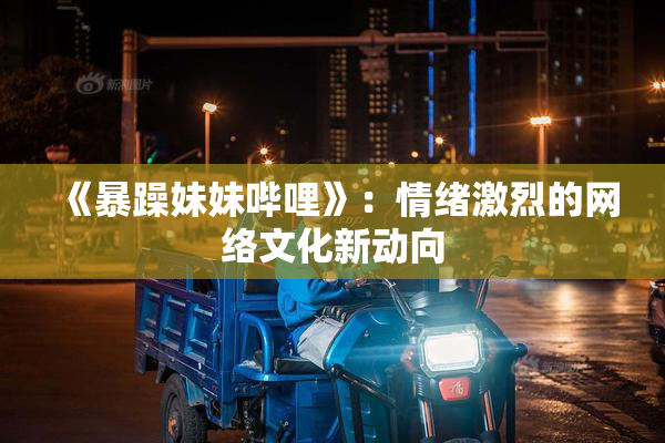 《暴躁妹妹哔哩》：情绪激烈的网络文化新动向