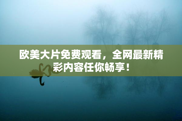 欧美大片免费观看，全网最新精彩内容任你畅享！