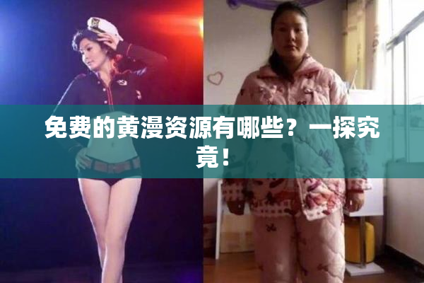免费的黄漫资源有哪些？一探究竟！