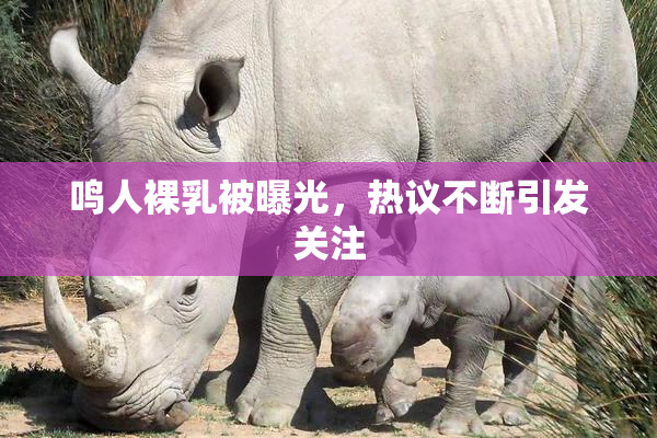 鸣人裸乳被曝光，热议不断引发关注