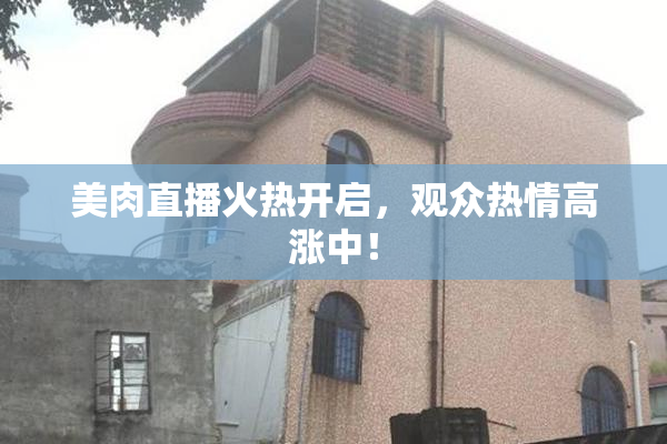 美肉直播火热开启，观众热情高涨中！