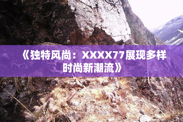 《独特风尚：XXXX77展现多样时尚新潮流》
