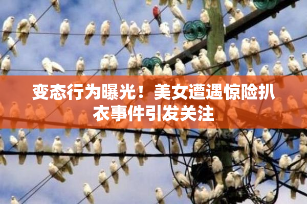 变态行为曝光！美女遭遇惊险扒衣事件引发关注