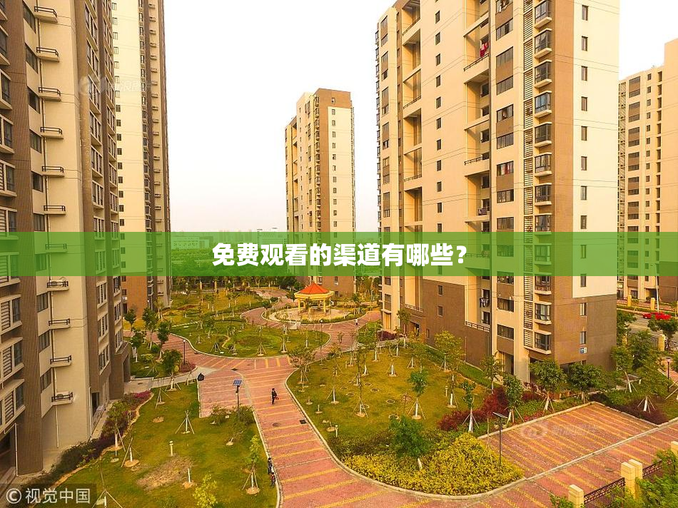 免费观看的渠道有哪些？