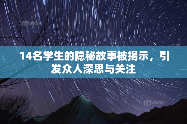 14名学生的隐秘故事被揭示，引发众人深思与关注