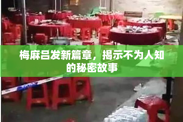 梅麻吕发新篇章，揭示不为人知的秘密故事