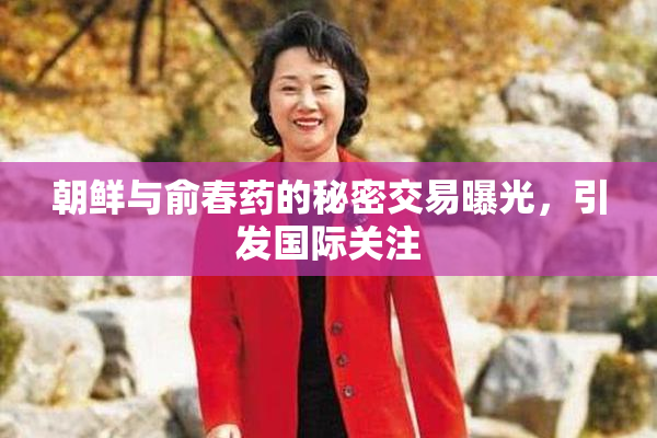 朝鲜与俞春药的秘密交易曝光，引发国际关注