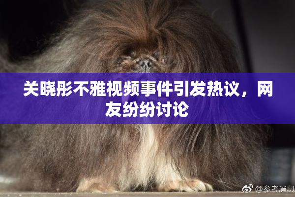 关晓彤不雅视频事件引发热议，网友纷纷讨论