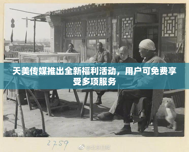 天美传媒推出全新福利活动，用户可免费享受多项服务