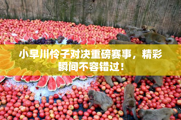 小早川怜子对决重磅赛事，精彩瞬间不容错过！