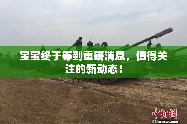 宝宝终于等到重磅消息，值得关注的新动态！