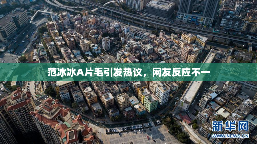 范冰冰A片毛引发热议，网友反应不一