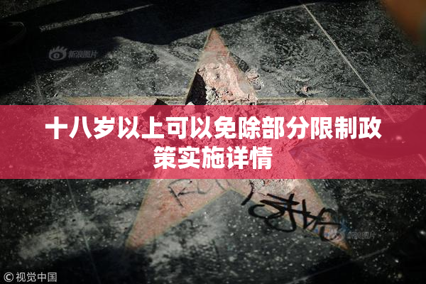 十八岁以上可以免除部分限制政策实施详情