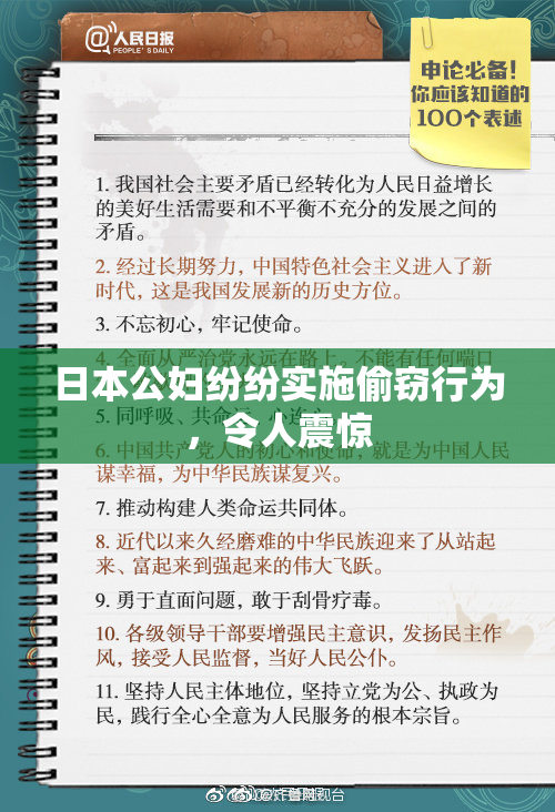 日本公妇纷纷实施偷窃行为，令人震惊