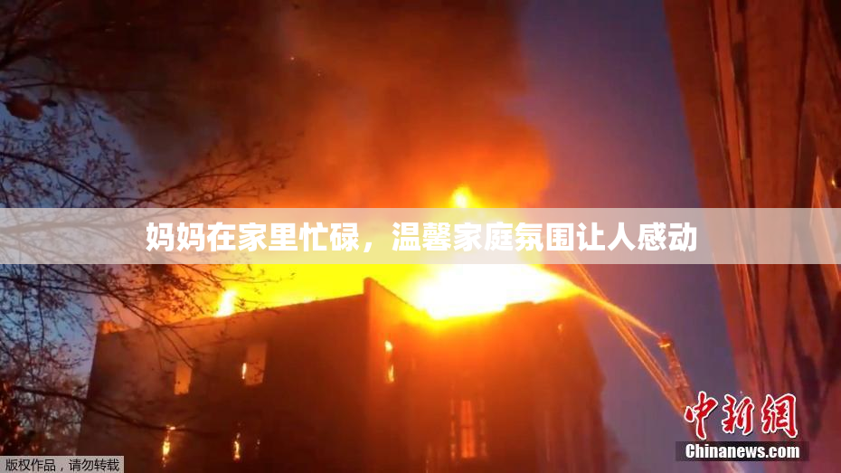 妈妈在家里忙碌，温馨家庭氛围让人感动