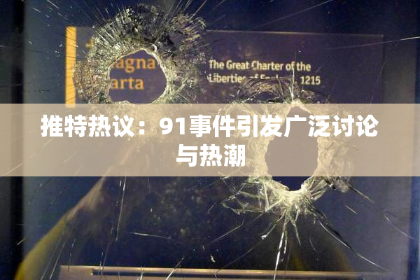 推特热议：91事件引发广泛讨论与热潮
