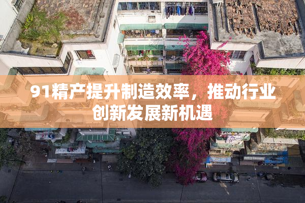 91精产提升制造效率，推动行业创新发展新机遇