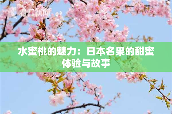 水蜜桃的魅力：日本名果的甜蜜体验与故事