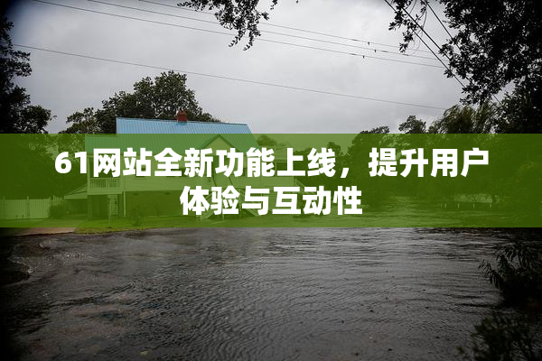 61网站全新功能上线，提升用户体验与互动性
