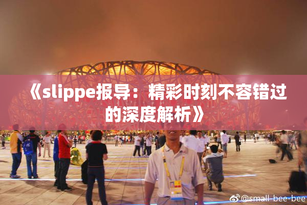 《slippe报导：精彩时刻不容错过的深度解析》