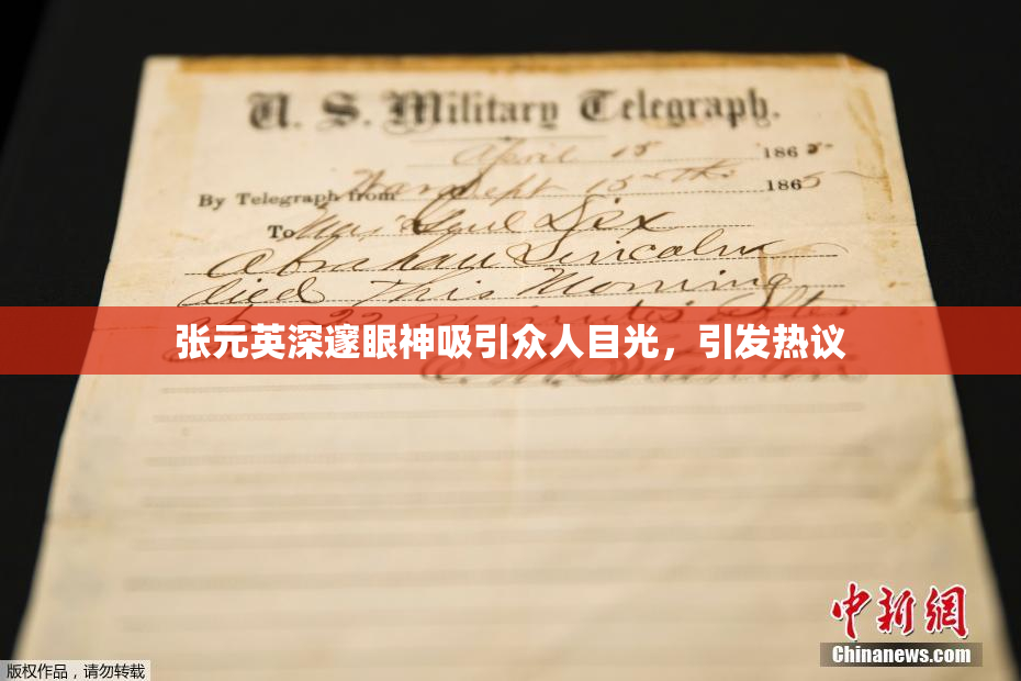 张元英深邃眼神吸引众人目光，引发热议