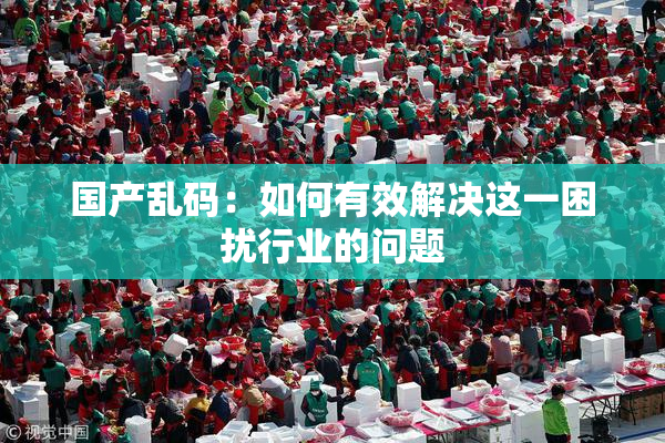 国产乱码：如何有效解决这一困扰行业的问题