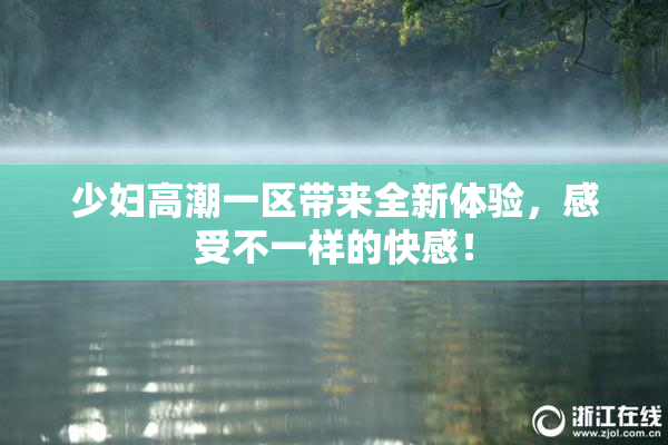 少妇高潮一区带来全新体验，感受不一样的快感！