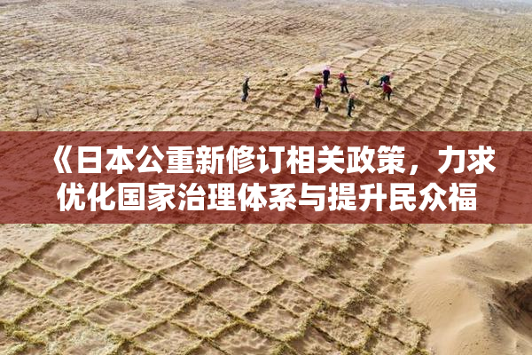 《日本公重新修订相关政策，力求优化国家治理体系与提升民众福祉》