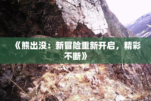 《熊出没：新冒险重新开启，精彩不断》