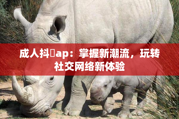 成人抖抈ap：掌握新潮流，玩转社交网络新体验