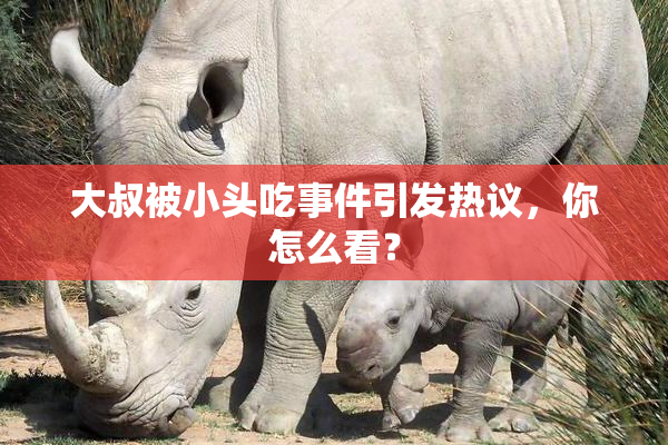 大叔被小头吃事件引发热议，你怎么看？