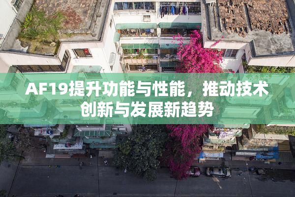 AF19提升功能与性能，推动技术创新与发展新趋势