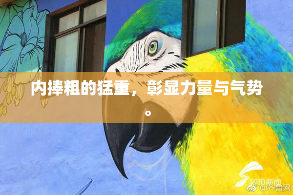 内捧粗的猛重，彰显力量与气势。